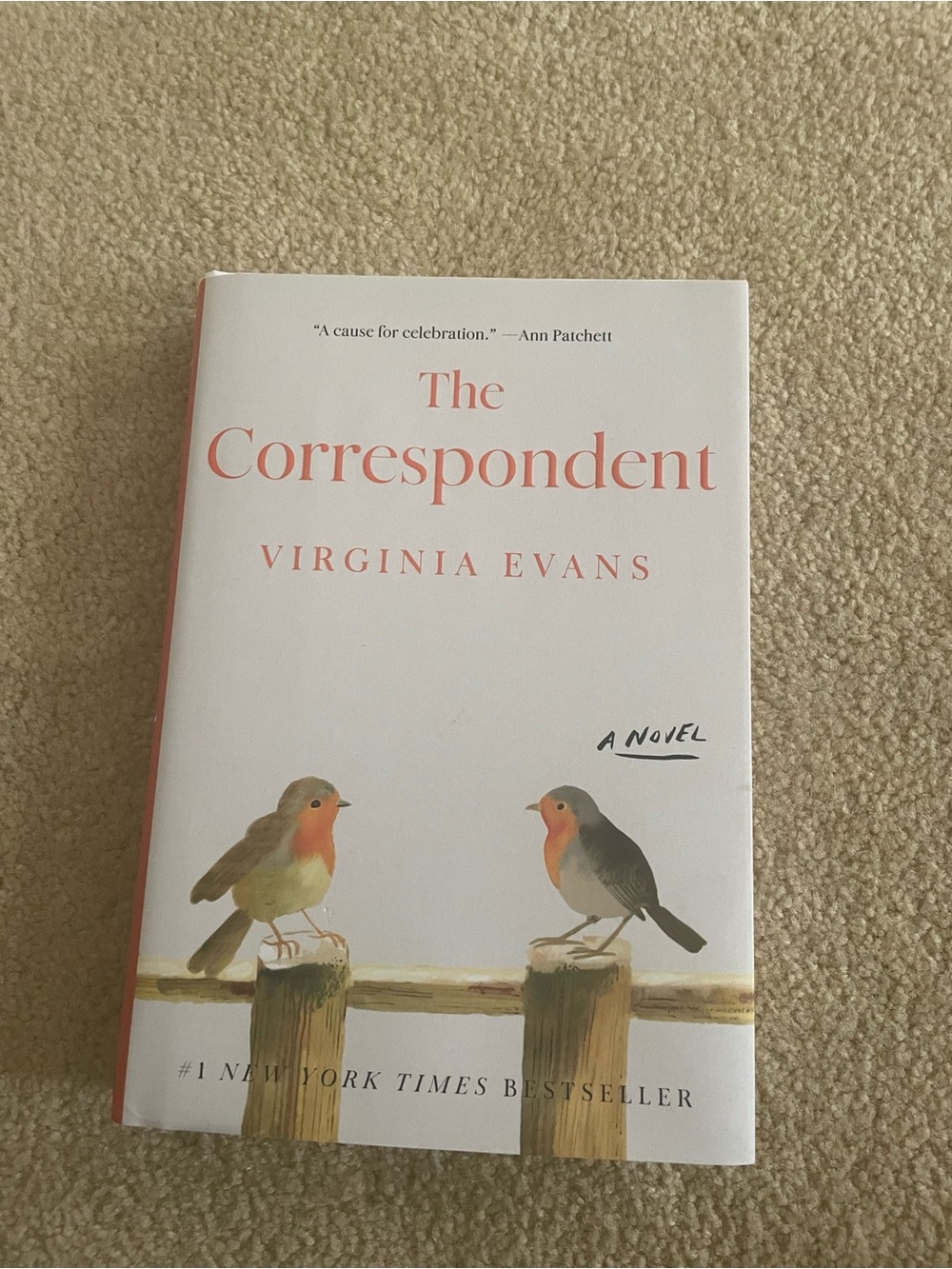 The Correspondent by Virginia Evans hardback